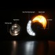 Μπροστινά Φανάρια Set Για Mercedes-Benz E-Class W211 02-06 DRL H7/H7 Μαύρα Με Μοτέρ Sonar