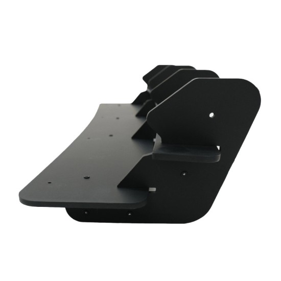 Diffuser Πίσω Προφυλακτήρα Για VW Golf VII (7.5) 17-20 Facelift Για R Έκδοση Μαύρο Ματ 4 Bars Από Abs Πλαστικό 1 Τεμάχιο