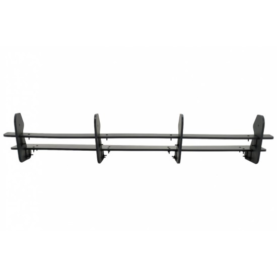 Diffuser Πίσω Προφυλακτήρα Για VW Golf VII (7.5) 17-20 Facelift Για R Έκδοση Μαύρο Ματ 4 Bars Από Abs Πλαστικό 1 Τεμάχιο