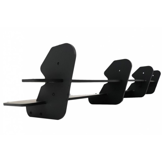 Diffuser Πίσω Προφυλακτήρα Για VW Golf VII (7.5) 17-20 Facelift Για R Έκδοση Μαύρο Ματ 4 Bars Από Abs Πλαστικό 1 Τεμάχιο