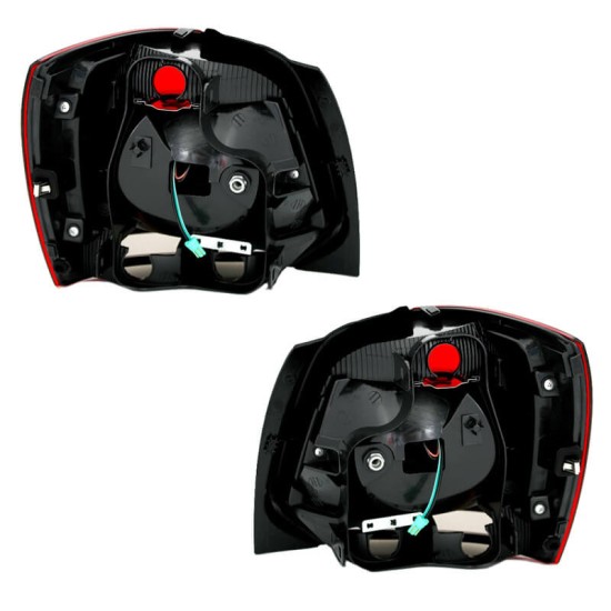 Πισινά Φανάρια Set Για Vw Polo 6R 09-14 Led Bar GTI Look Φιμέ Eagle Eyes