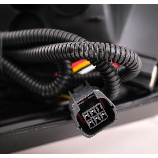 Πισινά Φανάρια Set Για Ford Ranger 12-18 Led Bar Dynamic Μαύρα Full Led VLand