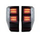 Πισινά Φανάρια Set Για Ford Ranger 12-18 Led Bar Dynamic Μαύρα Full Led VLand