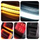 Πισινά Φανάρια Set Για Ford Ranger 12-18 Led Bar Dynamic Μαύρα Full Led VLand