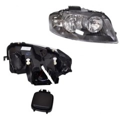 Φανάρι Μπροστινό Δεξί Για Audi A3 8P 03-08 Μαύρο H7/H7 TYC Φανάρι Μπροστινό Δεξί Για Audi A3 8P 03-08 Μαύρο H7/H7 TYC