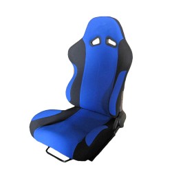 Καθίσματα Bucket Poseidon Ύφασμα Μαύρο/Μπλε Ζευγάρι 2 Τεμαχίων Καθίσματα Bucket Poseidon Ύφασμα Μαύρο/Μπλε Ζευγάρι 2 Τεμαχίων