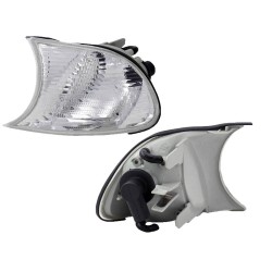 Μπροστινό Αριστερό Φλας Για Bmw 3 E46 Coupe/Cabrio 99-01 Κουμπωτό Λευκό 1 Τεμάχιο Depo