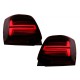 Πισινά Φανάρια Set Για Vw Polo 6R 09-14 Led Bar Dynamic Κόκκινο/Crystal VLand
