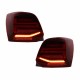 Πισινά Φανάρια Set Για Vw Polo 6R 09-14 Led Bar Dynamic Κόκκινο/Crystal VLand