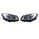 Μπροστινά Φανάρια Set Για Opel Insignia 08-12 TRU DRL Μαύρα H7 Carner