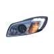 Μπροστινά Φανάρια Set Για Opel Insignia 08-12 TRU DRL Μαύρα H7 Carner