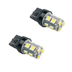 Λάμπες Led T20 W21W / 3156 W3X16D Μονοπολικές 12volt 13 Led Λευκό Φως 2 Τεμάχια Λάμπες Led T20 W21W / 3156 W3X16D Μονοπολικές 12volt 13 Led Λευκό Φως 2 Τεμάχια