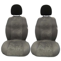 Πλατοκαθίσματα Αυτοκινήτου Μπροστινά Αλκαντάρα Τρυπητό Performance Γκρι 2 Τεμάχια Πλατοκαθίσματα Αυτοκινήτου Μπροστινά Αλκαντάρα Τρυπητό Performance Γκρι 2 Τεμάχια