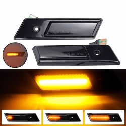 Πλαϊνά Φλας Φτερού Για Bmw 3 E36 90-96 / 3 E30 / 5 E34 88-95 / 7 E32 86-94 Βιδωτό Led Dynamic Black/Smoke 2 Τεμάχια Πλαϊνά Φλας Φτερού Για Bmw 3 E36 90-96 / 3 E30 / 5 E34 88-95 / 7 E32 86-94 Βιδωτό Led Dynamic Black/Smoke 2 Τεμάχια