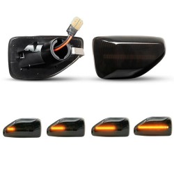 Πλαϊνά Φλας Φτερού Για Dacia Sandero 12+ / Duster 17+ / Logan 12+ Led Dynamic Φιμέ 2 Τεμάχια Πλαϊνά Φλας Φτερού Για Dacia Sandero 12+ / Duster 17+ / Logan 12+ Led Dynamic Φιμέ 2 Τεμάχια