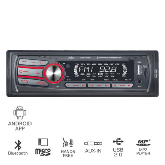 Radio Usb / SD / Bluetooth / Android App / Aux-In Osio ACO-4520UBT Radio Usb / SD / Bluetooth / Android App / Aux-In Osio ACO-4520UBT