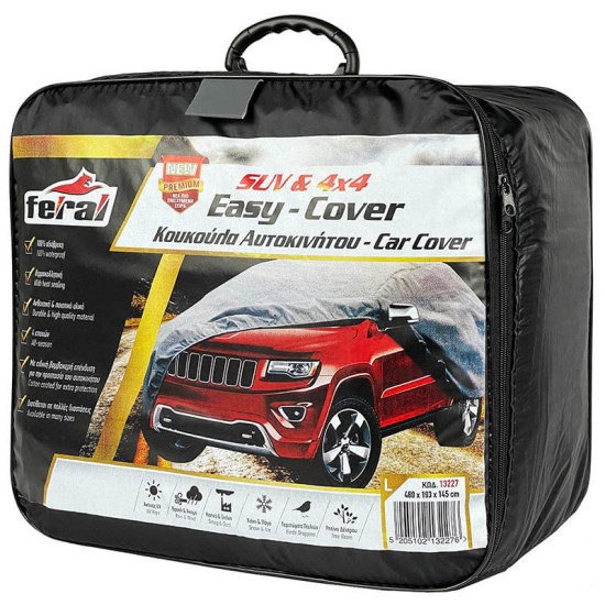 Κουκούλα Αυτοκινήτου Feral "Premium" Jeep / SUV Small 403x152x145cm