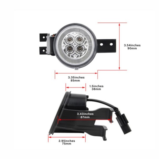 Μπροστινά Φλας Για Mini Cooper R50 / R53 / R52 01-06 Με Φώτα Θέσης Led White 2 Τεμάχια