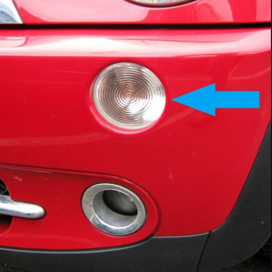 Μπροστινά Φλας Για Mini Cooper R50 / R53 / R52 01-06 Με Φώτα Θέσης Led White 2 Τεμάχια