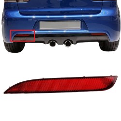 Αντανακλαστικό Πίσω Προφυλακτήρα Αριστερό Για VW Golf VI (6) 08-11 R 1  Τεμάχιο