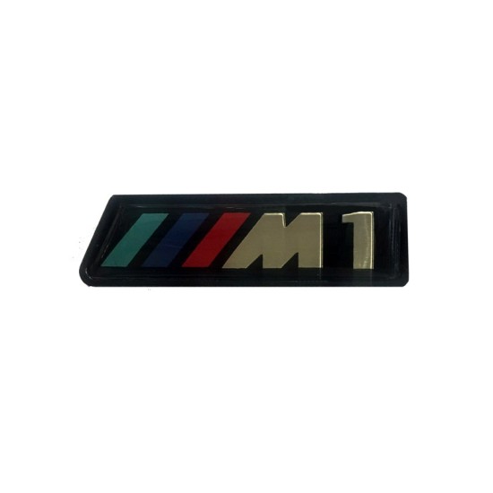 Σήμα M1 Για Καρδιές Bmw F20 Κουμπωτό 5.7cm x 1.9cm 1 Τεμάχιο