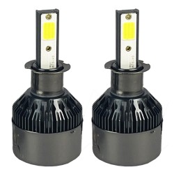 Λάμπες Led H3 C12 12/24Volt 36watt 5500lm 6000k 2 Τεμάχια