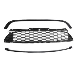 Μάσκα Για Mini Cooper 06-14 R56 / R57 / R55 S/JCW Κυψελωτή Γυαλιστερή Μαύρη 3 Τεμάχια Μάσκα Για Mini Cooper 06-14 R56 / R57 / R55 S/JCW Κυψελωτή Γυαλιστερή Μαύρη 3 Τεμάχια