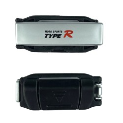 Στοπ Ζώνης Ασφαλείας Ασημί Type-R TR-2538 Ζευγάρι 2 Τεμάχια Στοπ Ζώνης Ασφαλείας Ασημί Type-R TR-2538 Ζευγάρι 2 Τεμάχια