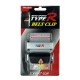 Στοπ Ζώνης Ασφαλείας Ασημί Type-R TR-2538 Ζευγάρι 2 Τεμάχια
