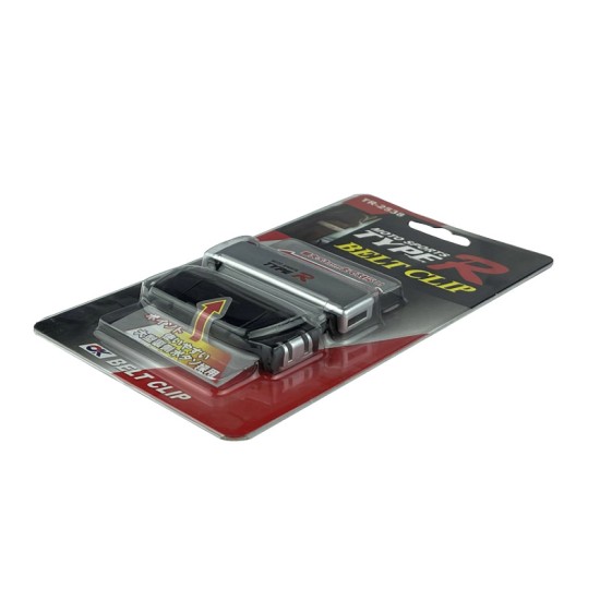Στοπ Ζώνης Ασφαλείας Ασημί Type-R TR-2538 Ζευγάρι 2 Τεμάχια