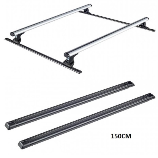 Βάσεις Τοποθέτησης Μπαρών CRUZ "T-Tracks" 941-323 200cm 2 Τεμάχια