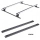 Βάσεις Τοποθέτησης Μπαρών CRUZ "T-Tracks" 941-323 200cm 2 Τεμάχια