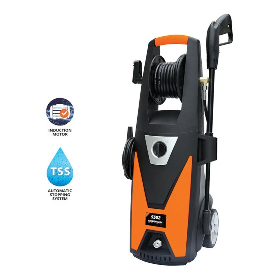 Πλυστικό Μηχάνημα Krausmann Υψηλής Πίεσης 1800W 110-165 Bar 57712 (5502)