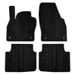 Πατάκια Αυτοκινήτου Gledring 0478 Skoda Kamiq 2019-  Μαύρο 4 Τεμάχια