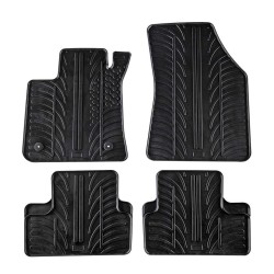 Πατάκια Αυτοκινήτου Gledring 0057 Renault Megane IV 2016- / Megane Grand Coupe 2016- / Renault Grand Tour 2016- Μαύρο 4 Τεμάχια