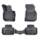 Πατάκια Σκαφάκια 3D Από Λάστιχο TPE Για Bmw X3 G01 2017+ Black Rizline 4  Τεμάχια Μαύρα