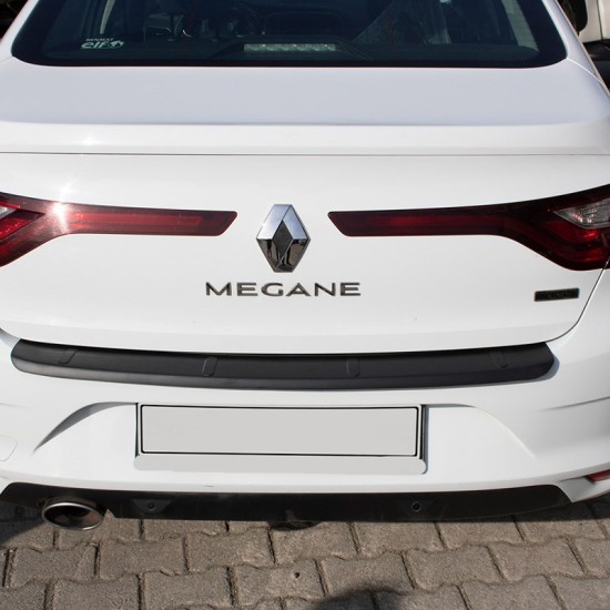 Προστατευτικό Πίσω Προφυλακτήρα Για Renault Megane IV 2016+ Sedan Από Abs Πλαστικό Μαύρο