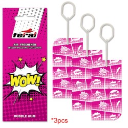 Σετ Αρωματικών Αυτοκινήτου Feral Speech Collection Wow 3 Τεμάχια Σετ Αρωματικών Αυτοκινήτου Feral Speech Collection Wow 3 Τεμάχια