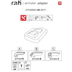 Βάση Τεμπέλη Ειδική Για Hyundai I30 17+ Armster Rati 1 Τεμάχιο Βάση Τεμπέλη Ειδική Για Hyundai I30 17+ Armster Rati 1 Τεμάχιο