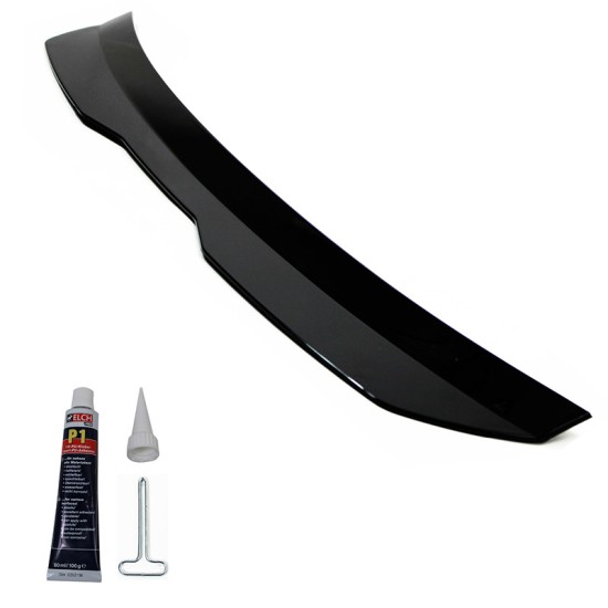 Αεροτομή Οροφής Πρόσθετο Για Vw Golf VI (6) & Golf VII (7) 2008-2020 Piano Black Από Abs Πλαστικό