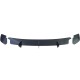 Diffuser Πίσω Προφυλακτήρα Για VW Golf VI (6) 08-13 Για GTI Έκδοση Γυαλιστερό Μαύρο 3 Bars & 2 Side Splitters Από Πλαστικό 3 Τεμάχια
