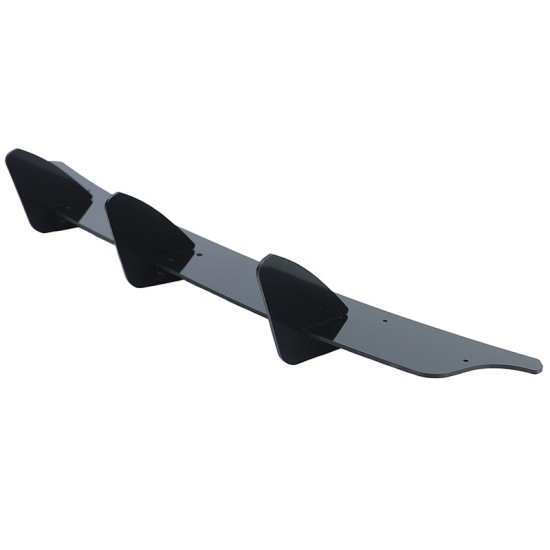 Diffuser Πίσω Προφυλακτήρα Για VW Golf VI (6) 08-13 Για GTI Έκδοση Γυαλιστερό Μαύρο 3 Bars & 2 Side Splitters Από Πλαστικό 3 Τεμάχια
