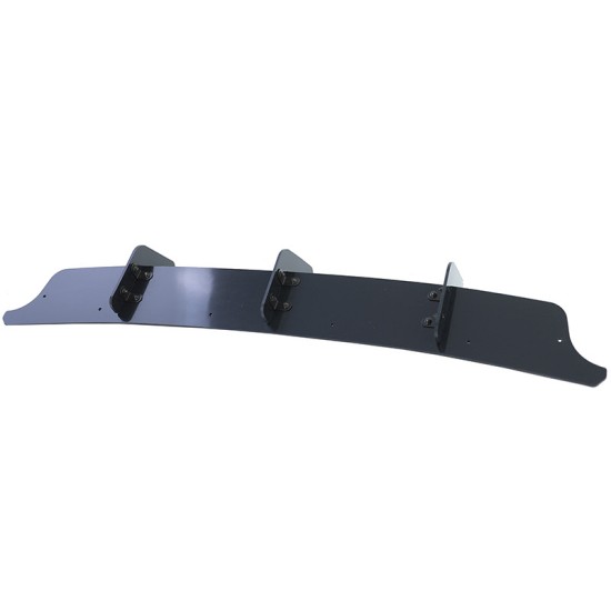 Diffuser Πίσω Προφυλακτήρα Για VW Golf VI (6) 08-13 Για GTI Έκδοση Γυαλιστερό Μαύρο 3 Bars & 2 Side Splitters Από Πλαστικό 3 Τεμάχια