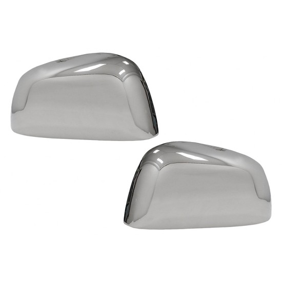 Καπάκια Καθρεφτών Για Dacia Duster 2010-2014 Stainless Steel Χρωμίου 2 Τεμάχια