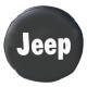 Κάλυμμα Ρεζέρβας Jeep 15'' Pvc Μαύρο Με Λογότυπο "Jeep"