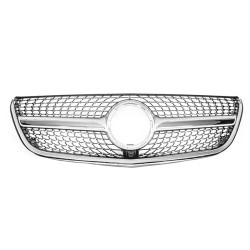 Μάσκα Για Mercedes-Benz V-Class W447 15-19 Diamond Look Ασημί/Χρώμιο 1 Τεμάχιο Μάσκα Για Mercedes-Benz V-Class W447 15-19 Diamond Look Ασημί/Χρώμιο 1 Τεμάχιο