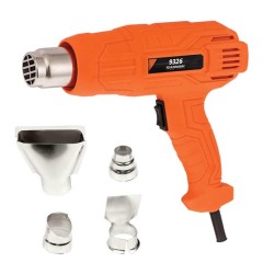 Πιστόλι Θερμού Αέρα 2000W Με Ρύθμιση Θερμοκρασίας Έως 600°C Krausmann 9326 Πιστόλι Θερμού Αέρα 2000W Με Ρύθμιση Θερμοκρασίας Έως 600°C Krausmann 9326