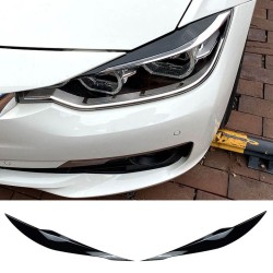 Φρυδάκια Μπροστινών Φαναριών Για Bmw 3 F30 / F31 2011-2019 Βαμμένα Μάυρο Γυαλιστερό Χρώμα 2 Τεμάχια Φρυδάκια Μπροστινών Φαναριών Για Bmw 3 F30 / F31 2011-2019 Βαμμένα Μάυρο Γυαλιστερό Χρώμα 2 Τεμάχια