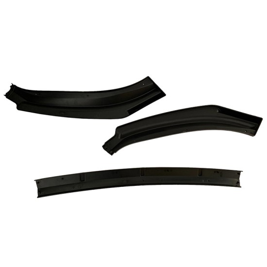 Μπροστινό Spoiler Για VW Golf VII (7) 12-17 Standard Έκδοση Μαύρο Χρώμα Από Abs Πλαστικό 3 Τεμάχια