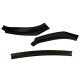 Μπροστινό Spoiler Για VW Golf VII (7) 12-17 Standard Έκδοση Μαύρο Χρώμα Από Abs Πλαστικό 3 Τεμάχια